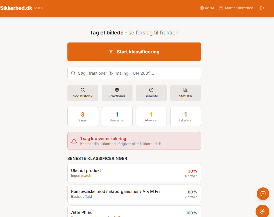CHEMmatch AI-fotogenkendelse — oversigt over relevante love og forordninger
